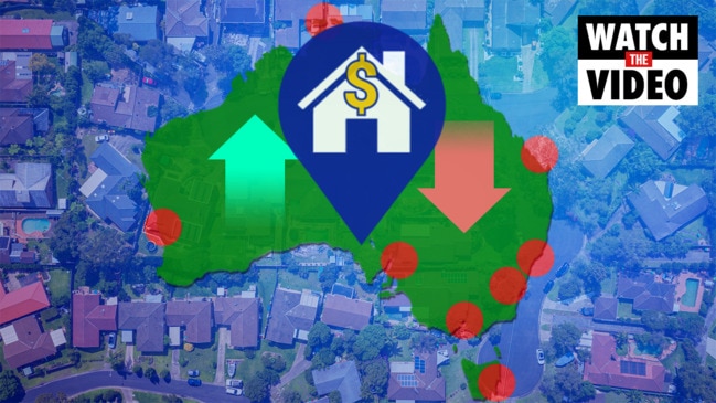 Aussie house price changes