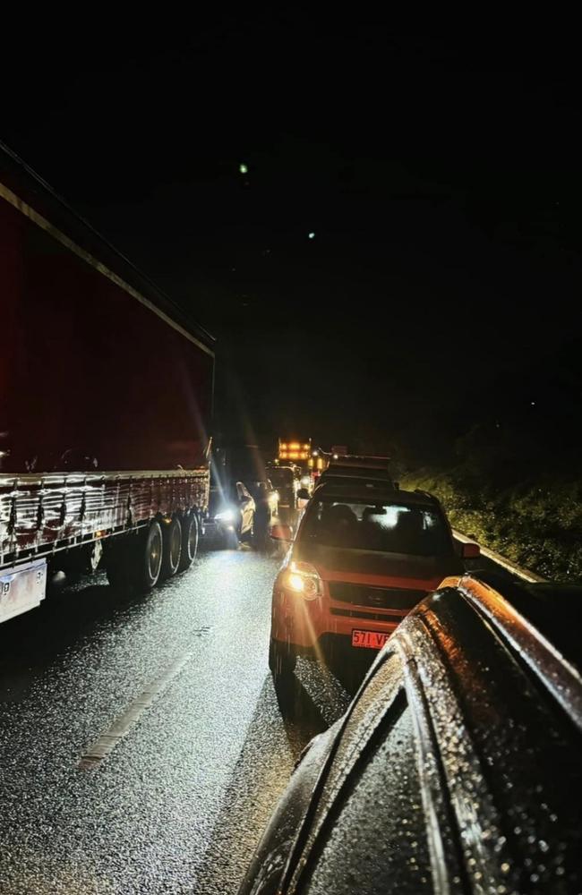 A 56-year-old man has died after a crash which closed traffic on the Warrego Highway until about 1am on Wednesday, November 20.