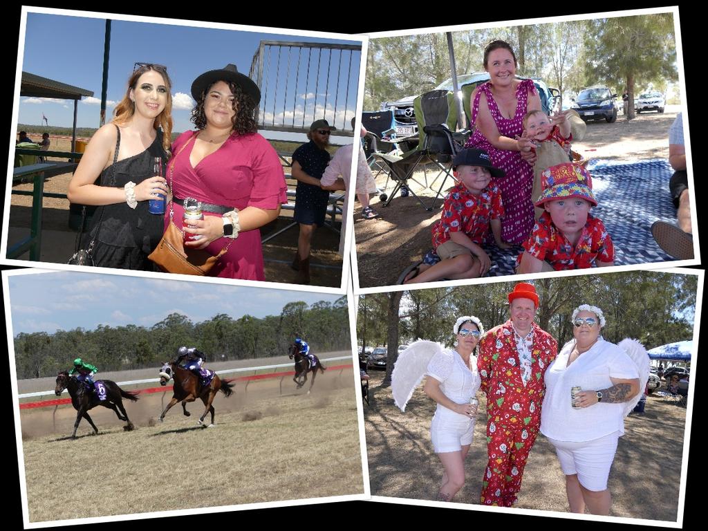 It looked a lot like Christmas at the Nanango races in December. Photo/Holly Cormack.