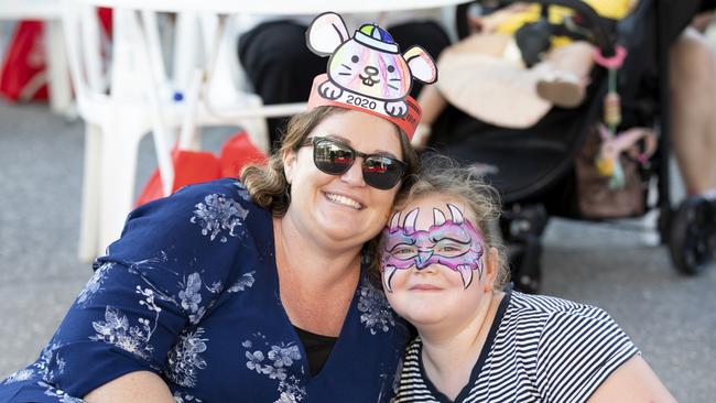 COPYRIGHT WARNING for Moreton Life ONLY. Phone Kylie Knight 3480 8226. Lunar New Year celebrations at Caboolture. Rachael and Lilliana Walllace, of Caboolture. Picture: Dominika Lis