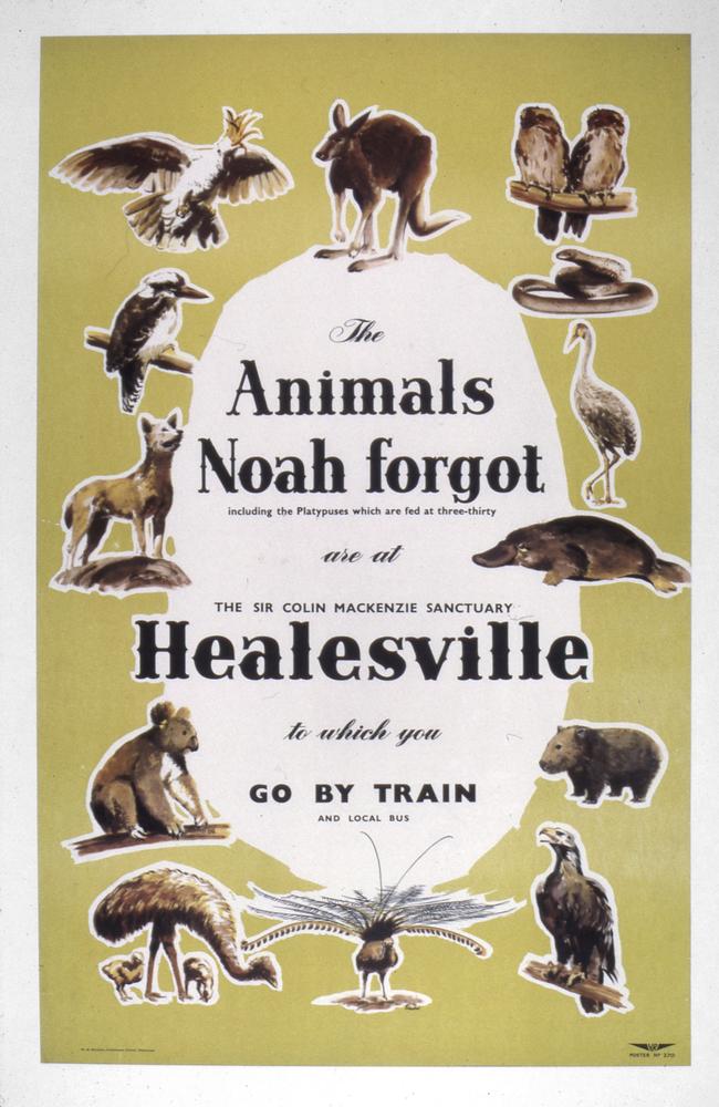 This ad had a cheeky dig at Australia’s wildlife. Public Record Office Victoria image citation: PTC-slide-box47-033