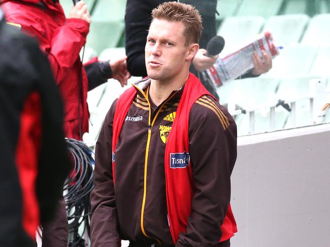 Sam Mitchell could be out for eight weeks. Picture: Wayne Ludbey.
