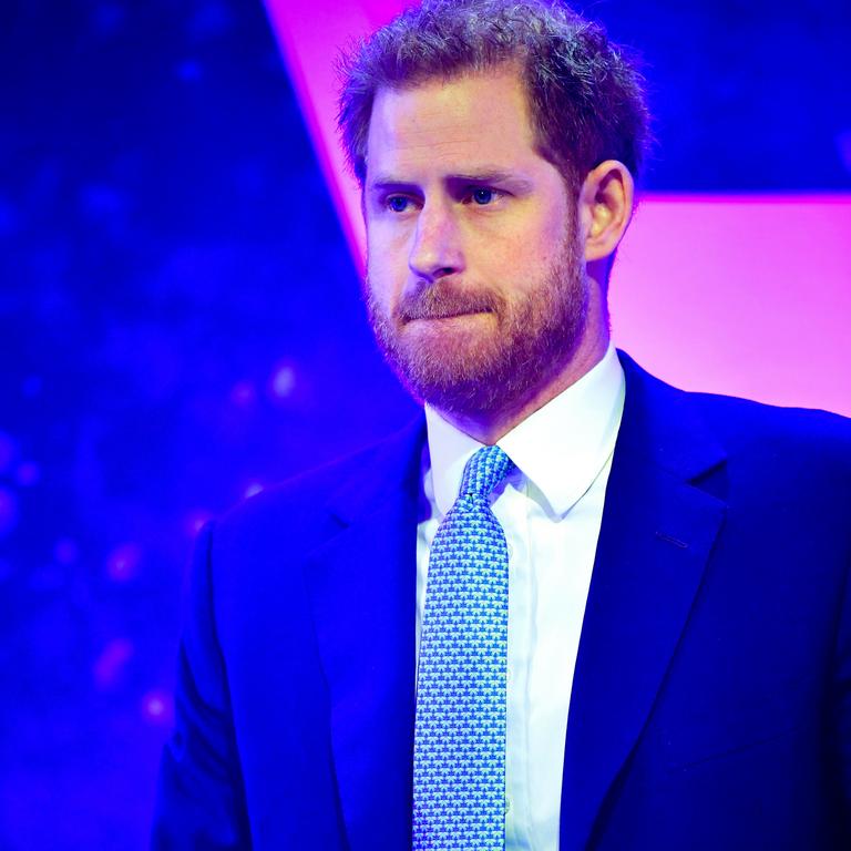 Prince Harry delivers a speech during the 2019 WellChild Awards. Picture: Toby Melville – WPA Pool/Getty Images