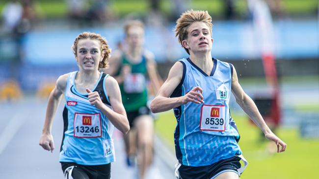 Lachlan Wheeler, right from Sutherland, with Harry Keates, left. Picture: Julian Andrews