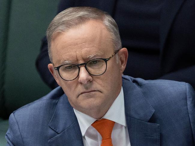 CANBERRA, AUSTRALIA - NewsWire Photos MARCH 6, 2023: Prime Minister Anthony Albanese during Question Time in the House of Representatives in Parliament House Canberra.Picture: NCA NewsWire / Gary Ramage