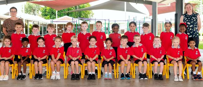 Whitsunday Anglican School Prep Back row: Teacher Aide Mrs Wendler, Judah, Harvey, Chet, Isabel, Jasper, William, Kundiso, Amber, Charlie, Ajitt, Tanaka, Teacher Mrs Johnson Front row: Zylee, Ezhilan, Cehanna, Miley, Alexander, Raf, Ivy, Connor, Reeve, Kruz, Olivia, Vibhav.