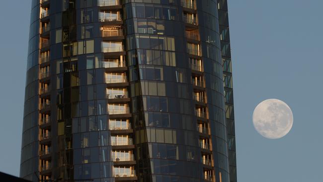 Crown Towers in SWydney’s Barangaroo. Picture: NCA NewsWire/ Damian Shaw