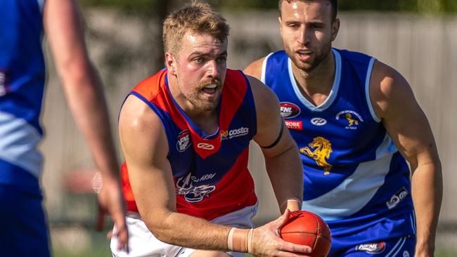 Dayne Kellett in action for Mernda. Picture: Field of View Photography