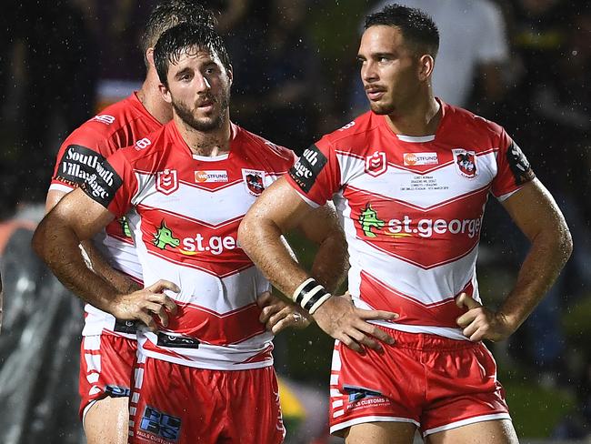 Ben Hunt is keen to build on his halves partnership with Corey Norman. Picture: Ian Hitchcock/Getty Images