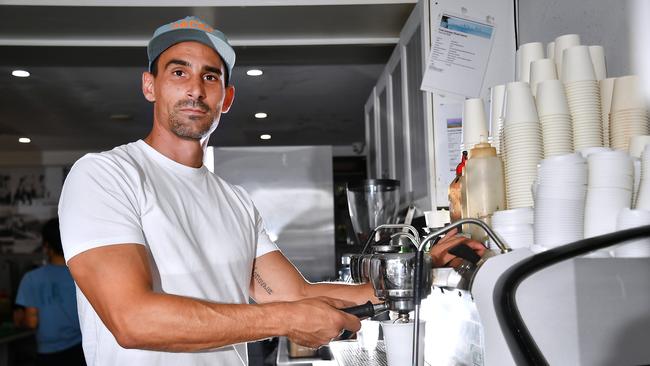 Rafiki Cafe owner Tobias Diamandopoulos. Picture: John Gass