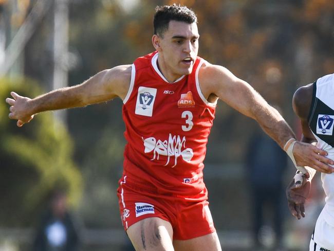 Jean-Luc Velissaris in action for Northern Bullants. Picture: Nathan McNeill