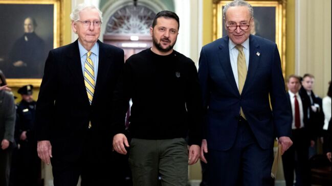 Zelensky Visits Washington To Rally Support For Ukraine Aid Package ...