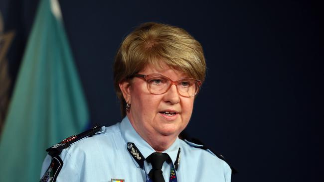 Assistant Queensland Police Commissioner Cheryl Scanlon said one of the man’s indictments related to comments posted online in December 2022, linked to the Wieambilla shooting. Picture: NCA NewsWire/Tertius Pickard