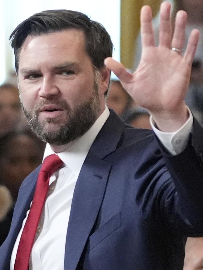 US Vice President JD Vance. Picture: AP Photo/Alex Brandon