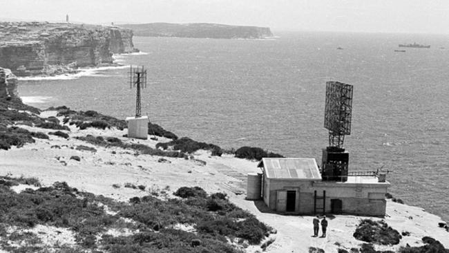 The ShD radar at Dover Heights with North Head in the background