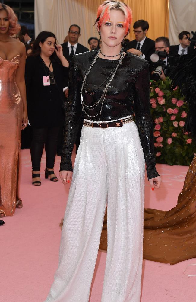 Kristen Stewart, wearing Chanel. Picture: Getty Images