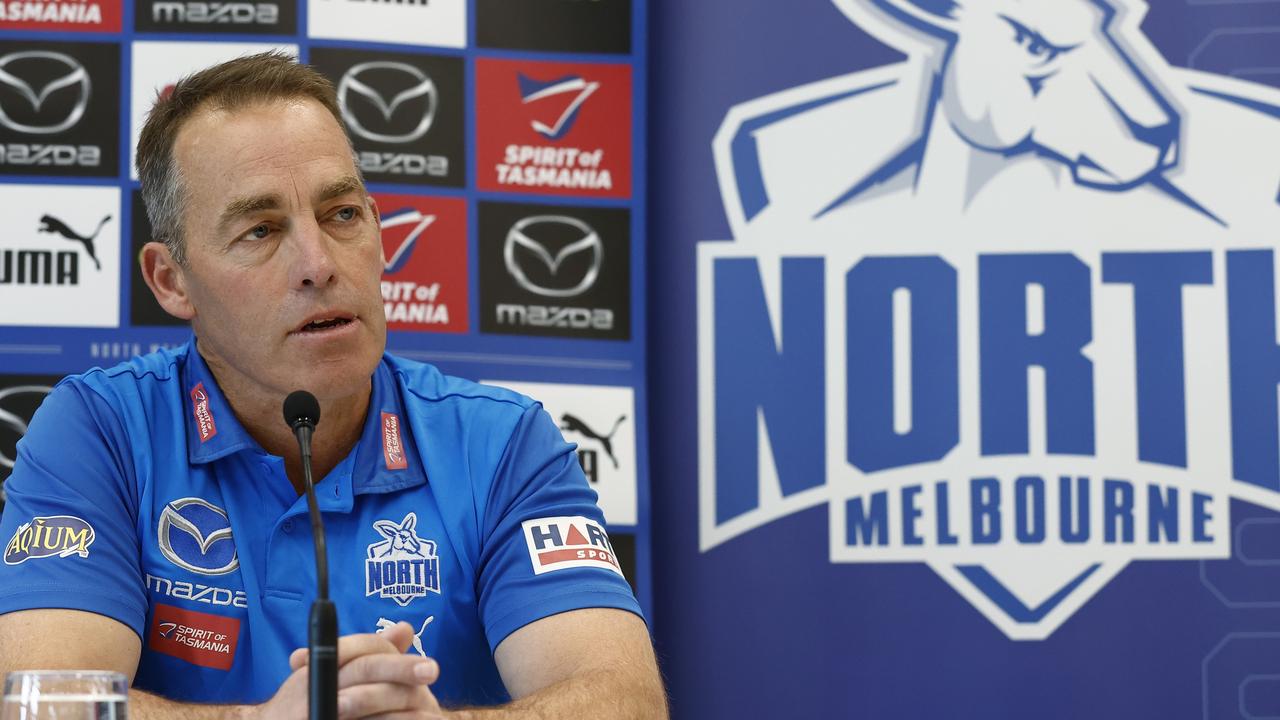 Alastair Clarkson now coaches North Melbourne. Picture: Darrian Traynor/Getty Images