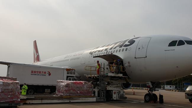 Qantas has been using A330 passenger aircraft to do freight missions between Australia and Shanghai.