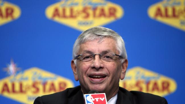 Late NBA commissioner David Stern. Picture: Gabriel Bouys/AFP