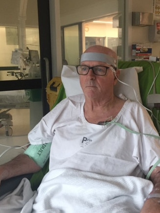 Stentrode patient Graham Felstead in 2019 after the operation.