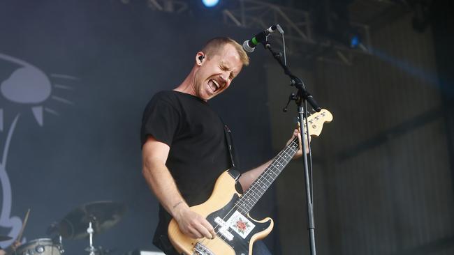 Tasmanian band Luca Brasi playing at Falls Festival Marion Bay. Picture: PATRICK GEE