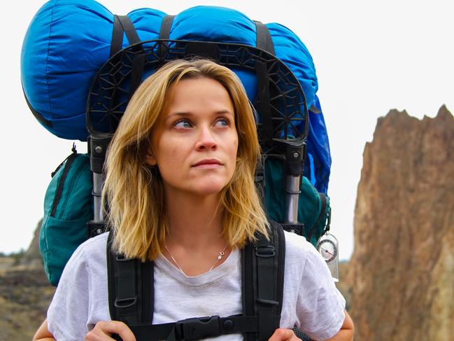 This image released by Fox Searchlight Pictures shows Reese Witherspoon in a scene from the film, "Wild." Witherspoon was nominated for an Oscar Award for best actress on Thursday, Jan. 15, 2015, for her role in the film. The 87th Annual Academy Awards will take place on Sunday, Feb. 22, 2015 at the Dolby Theatre in Los Angeles. (AP Photo/Fox Searchlight Pictures, Anne Marie Fox)