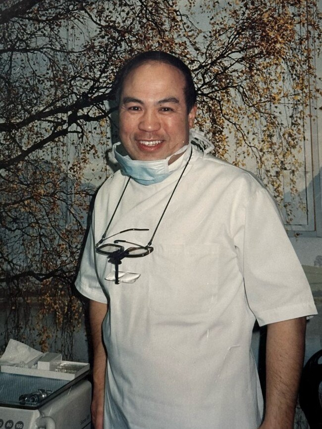 Dr Joseph Chau, pictured here in his younger years, is a Hobart dentist retiring after 55 years in practice. Picture: Supplied