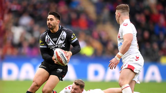 Shaun Johnson remains at the Warriors despite doubt over his future at the club. (Photo by Laurence Griffiths/Getty Images)