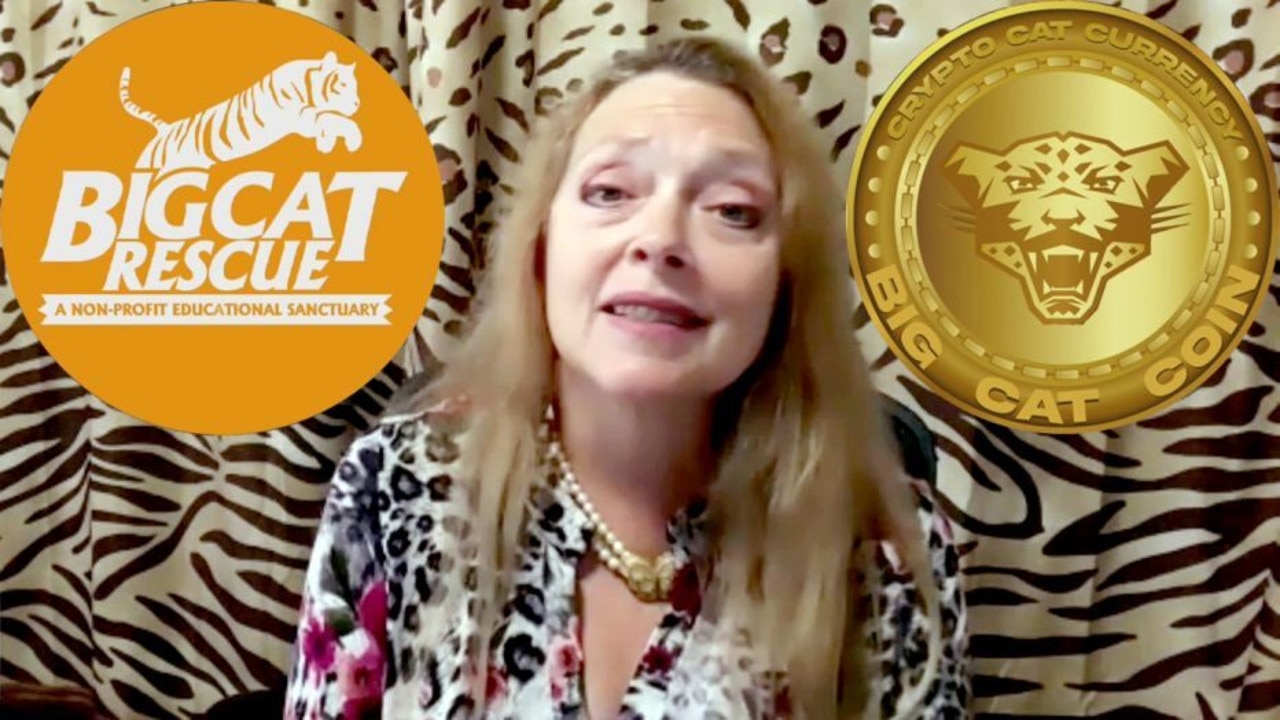 Carole Baskin announces Big Cat Coin cryptocurrency.