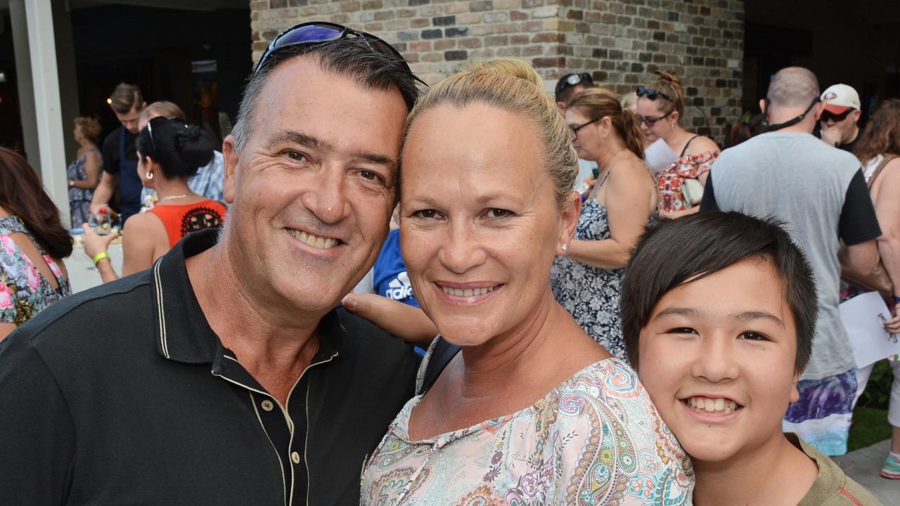 Adam Casey, Joanne Hartley, Jayke Casey at opening of Harbour Eats at Harbour Town, Labrador. Picture: Regina King.