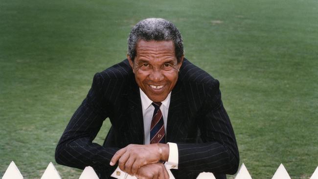 Former West Indies cricketer Sir Garfield St Auburn Sobers returns to Adelaide Oval in 1993.