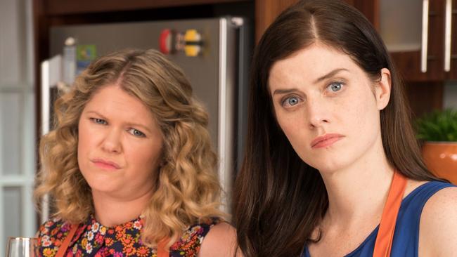 Kate McCartney and Kate McLennan host iView's The Katering Show. Picture: Supplied