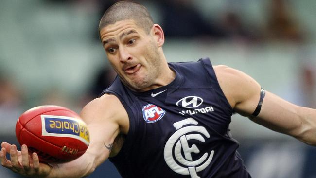 Brendan Fevola might be one of Carlton’s greatest goalkickers, but that doesn’t mean everyone knows his voice.