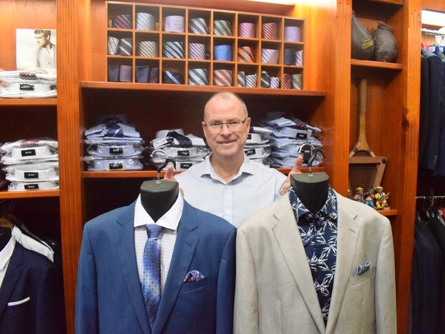 Mark Bunt Menswear co-owner Brett Burke shows off his picks for men's Race Day fashion