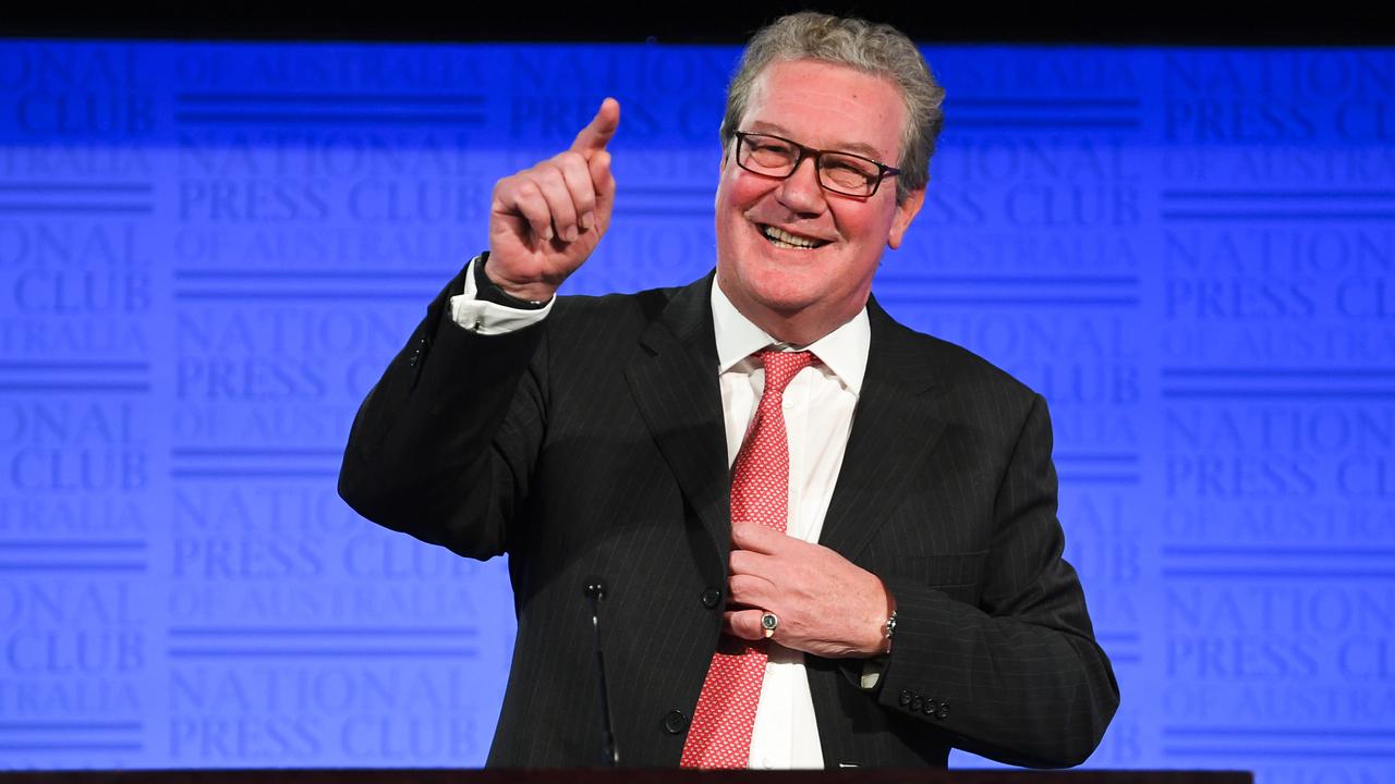 Former minister of foreign affairs Alexander Downer, who now lives in London. Picture: Lukas Coch/AAP