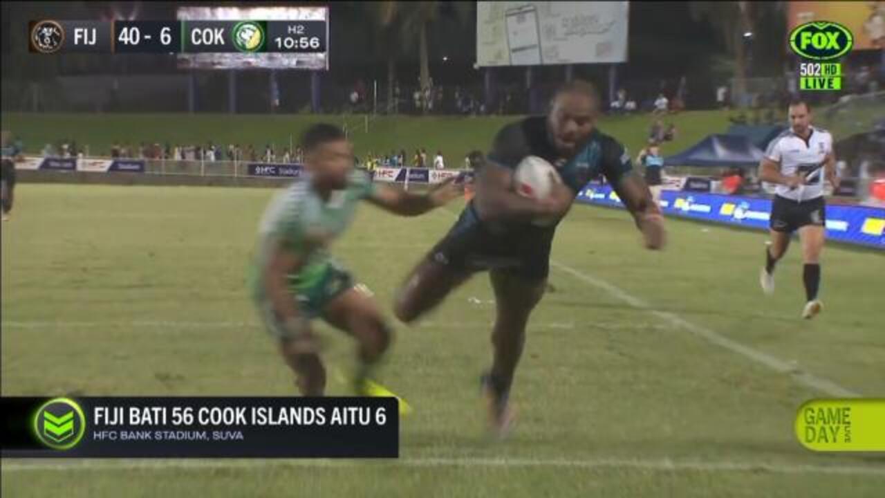 Fiji surge to big win over Cook Islands