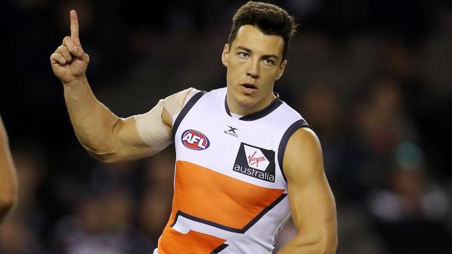 Dylan Shiel in action for GWS.