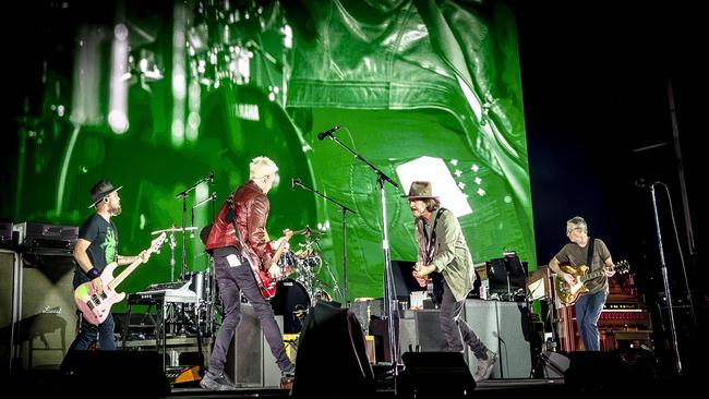 US rock band Pearl Jam performing at People First Stadium, Gold Coast. Picture: Simone Gorman Clark