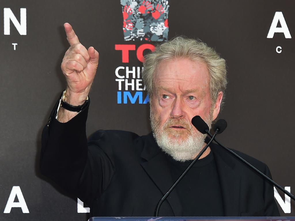 Ridley Scott is one of Hollywood’s most celebrated directors. Picture: Frederic J. Brown/AFP