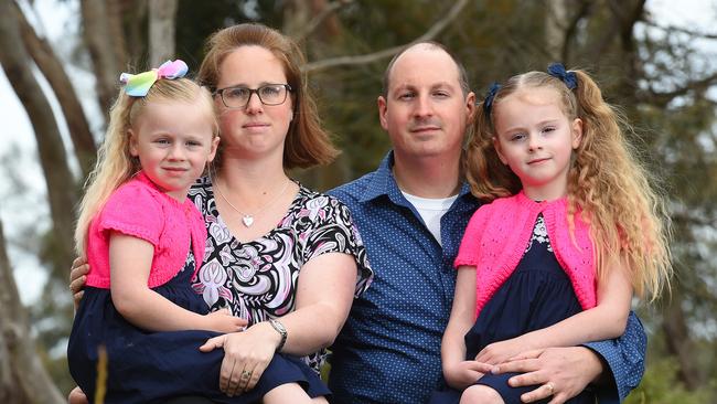 Natasha and Ben McMillan lost their baby daughter Eloise during childbirth at Bacchus Marsh Hospital. Picture: Josie Hayden