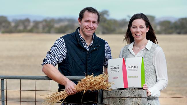 Small business: Pete and Alicia Cain. Picture: Andy Rogers