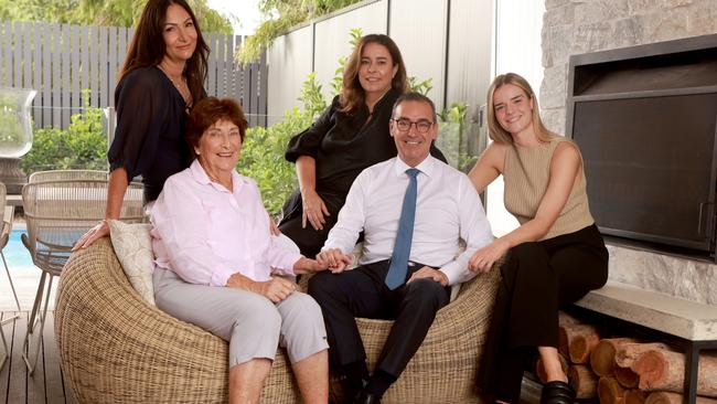 Premier Steven Marshall says he prepared his family for politics. Picture: Kelly Barnes