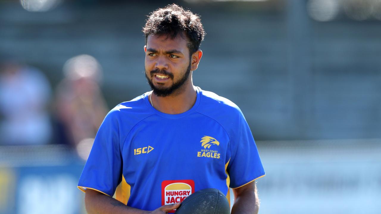 Willie Rioli’s AFL future remains unknown. Picture: Richard Wainwright
