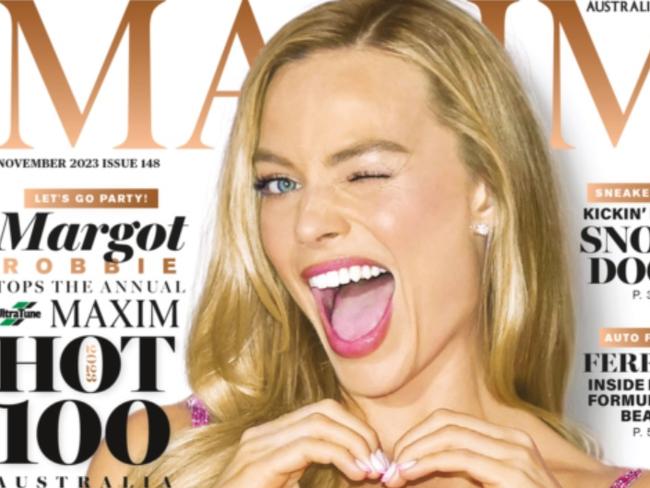 Margot Robbie on Maxim Magazine.