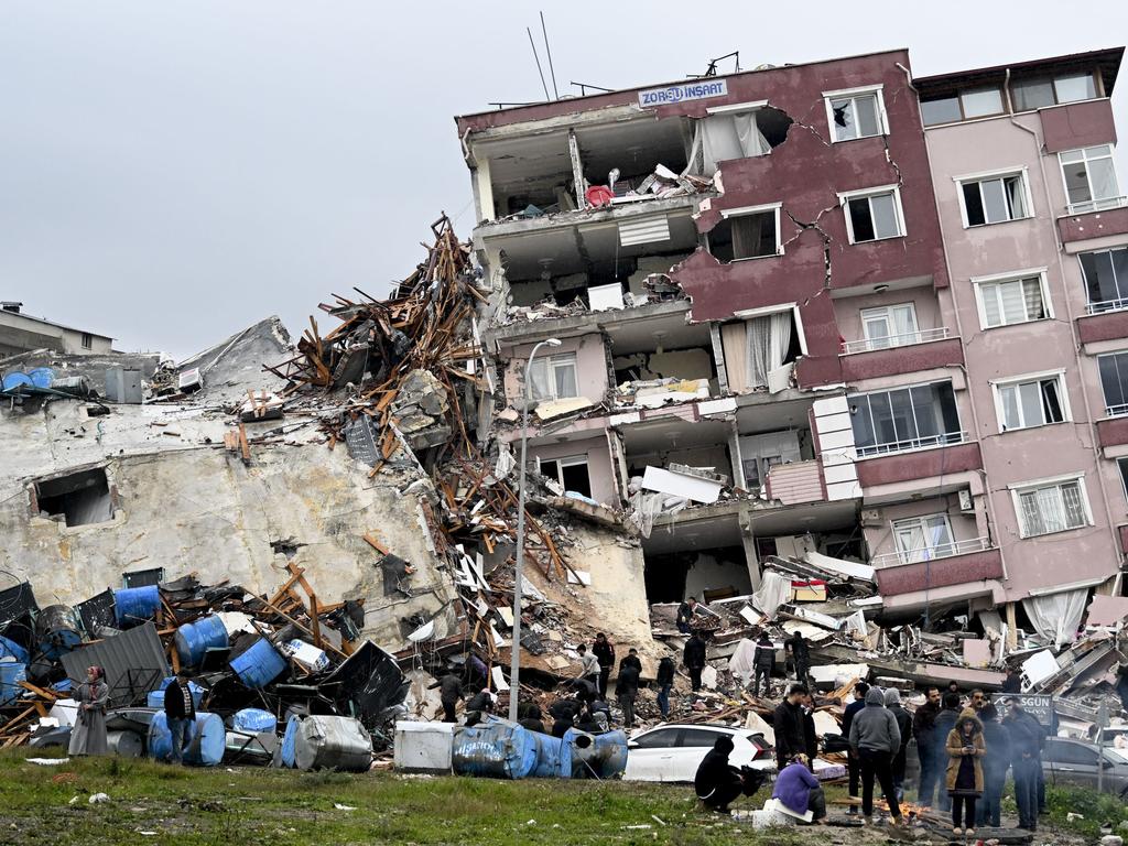 A collapsed building in Hatay, Turkiye. Picture: Getty