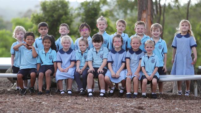 Kindy students pictured at Narara Public School. Picture: Sue Graham