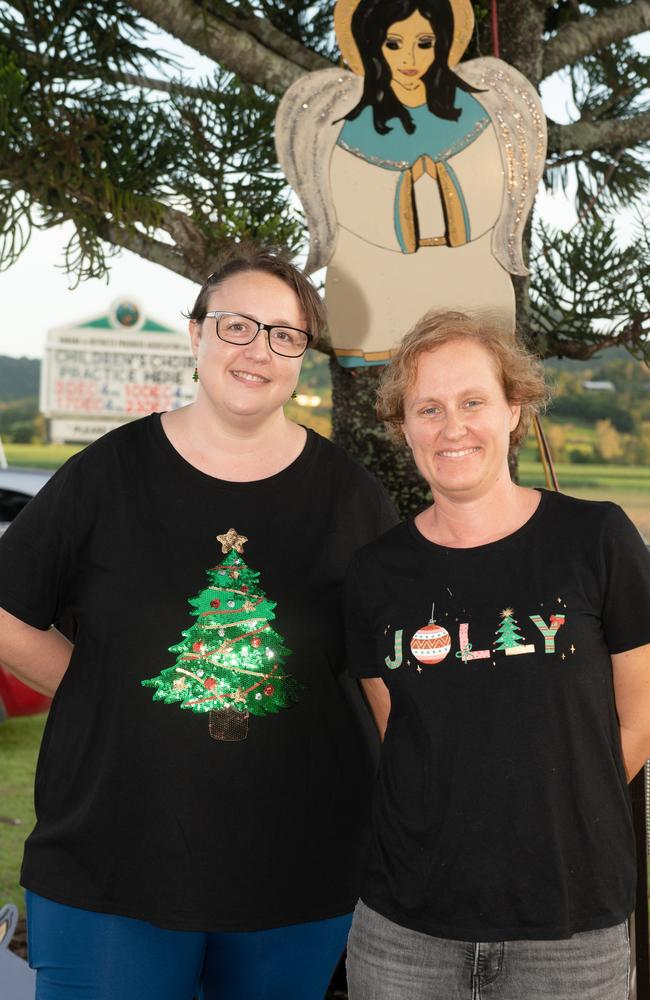 Lorinda Jenkins and Bettina Schulze at Habana Carols Under the Stars 2023. Saturday 23 December 2023 Picture:Michaela Harlow