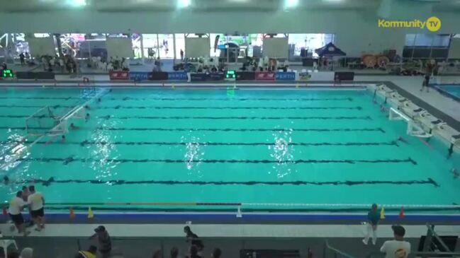 Replay: Australian Youth Water Polo Championships Week 2 - Mantas v Melville Sharks (12B)