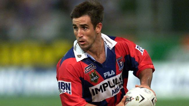 Andrew Johns in action during his days with the Knights.