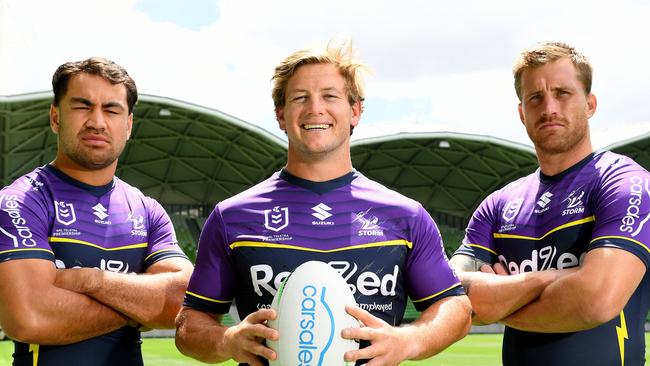 The Storm will unleash their first-choice spine for just the sixth time this season with confirmation Cameron Munster will start against the Dragons. Picture: Josh Chadwick/Getty Images